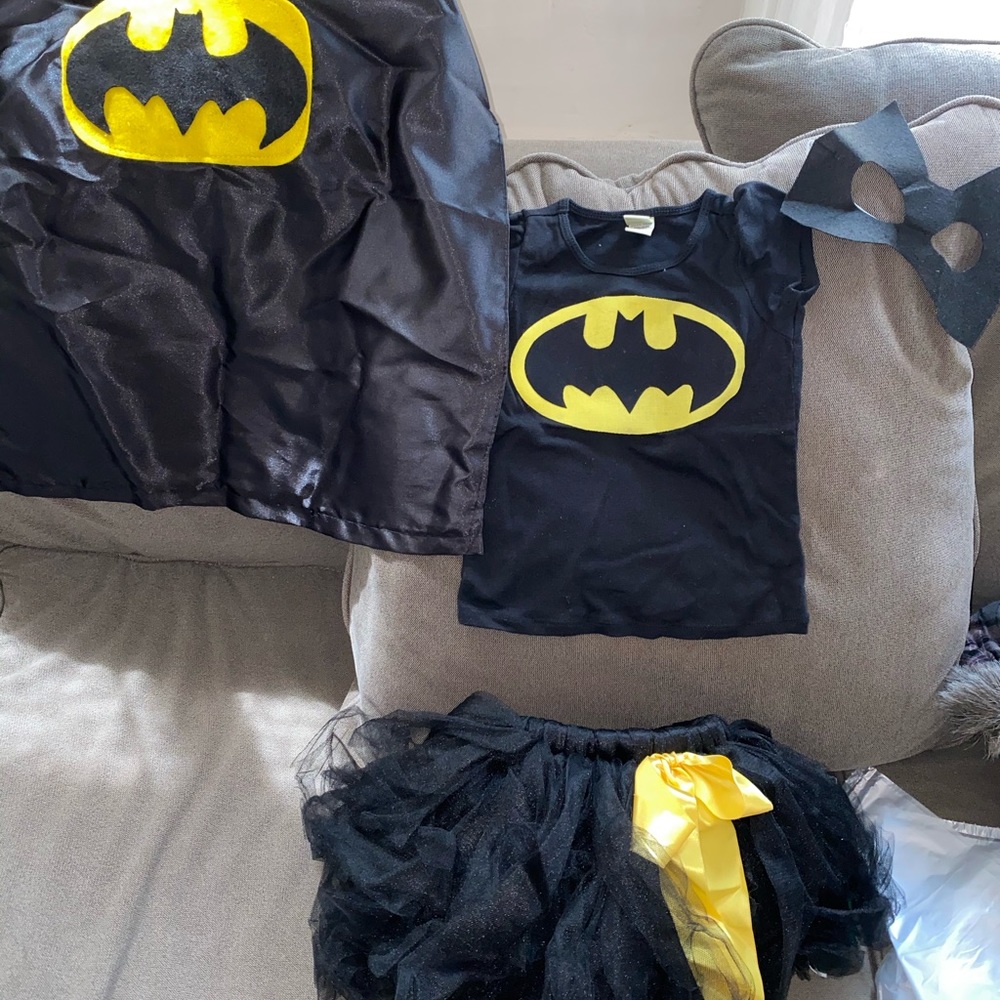 Girls Batman tutu costume